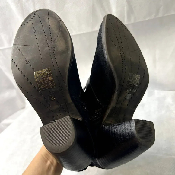 Dolce Vita Heeled Buckle Booties Black Size 9 - Picture 6 of 10